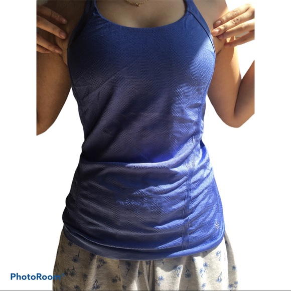 Athleta Ladies XS Blue Yoga Workout/Active Sports Wear Exercise Tank Top - Picture 8 of 12